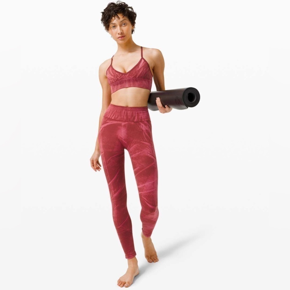 Lululemon Ebb To Street Bra A/B Cup *Wash: Stone Wash Chianti